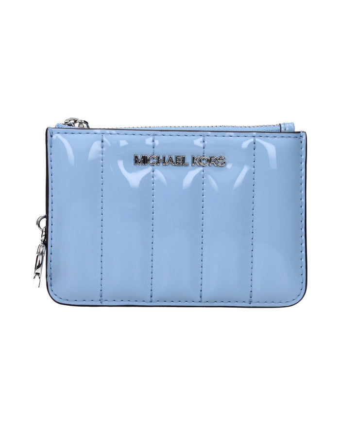 Michael Kors Light Blue Leather Wallet