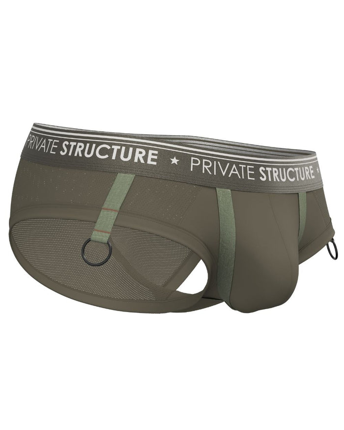 Militia Limited Edition Men's Green Low Waist Brief - | Private Structure - | MAD Lifestyle