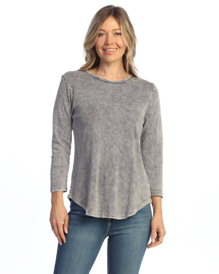 Mineral Washed Solid Cotton Top - M80