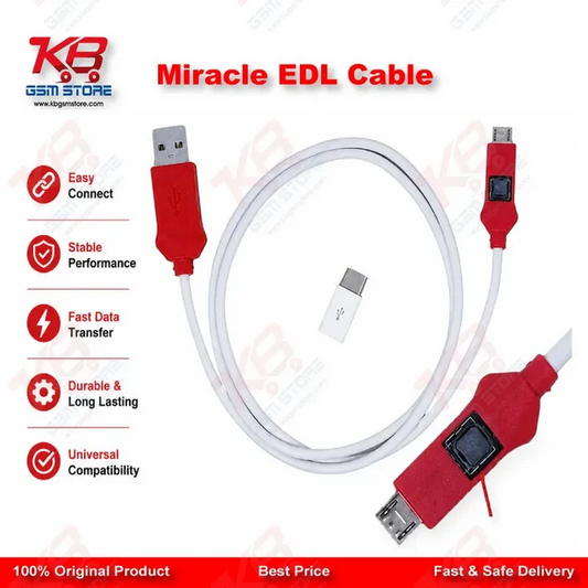 Miracle EDL Cable v1.0 – Qualcomm 9008 Deep Flash Mode Cable for Xiaomi