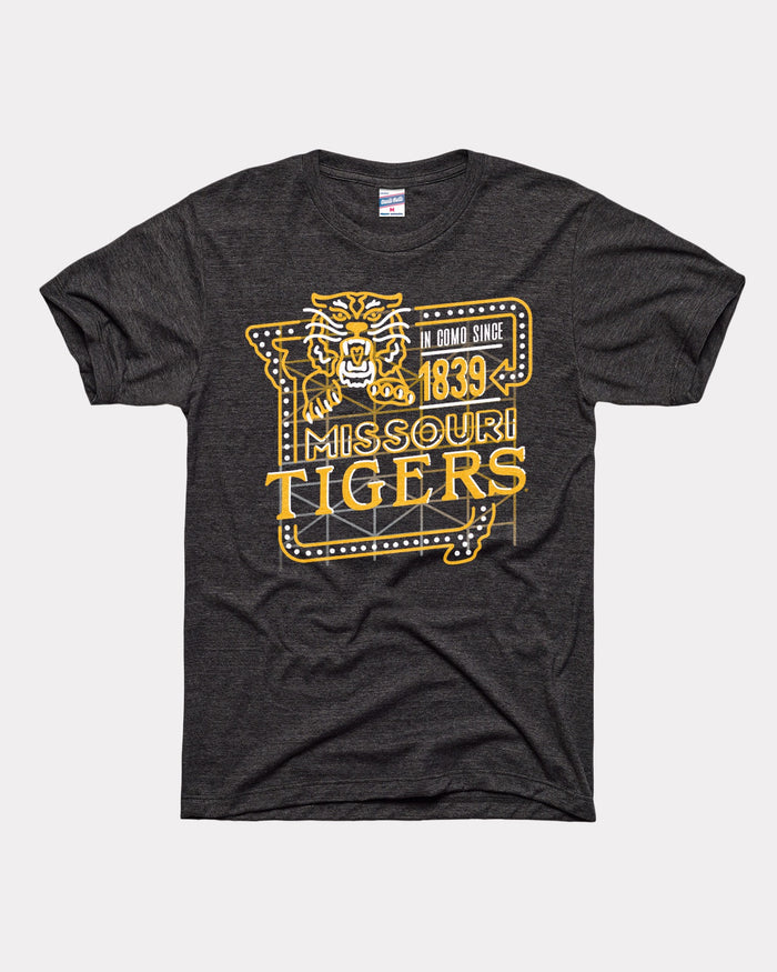 Missouri Tigers Light Up Sign Black T-Shirt