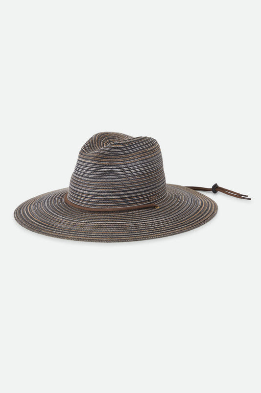 Unisex Mitch Packable Sun Hat in the color Brown - Front Product View