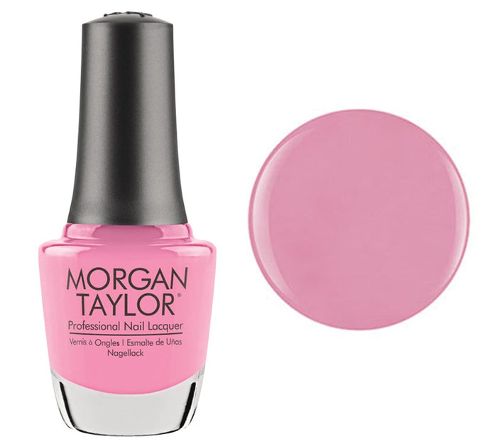 Morgan Taylor Lacquer Nail Polish - Look At You, Pink-Achu! - Bubblegum Pink Neon Creme - 15ML