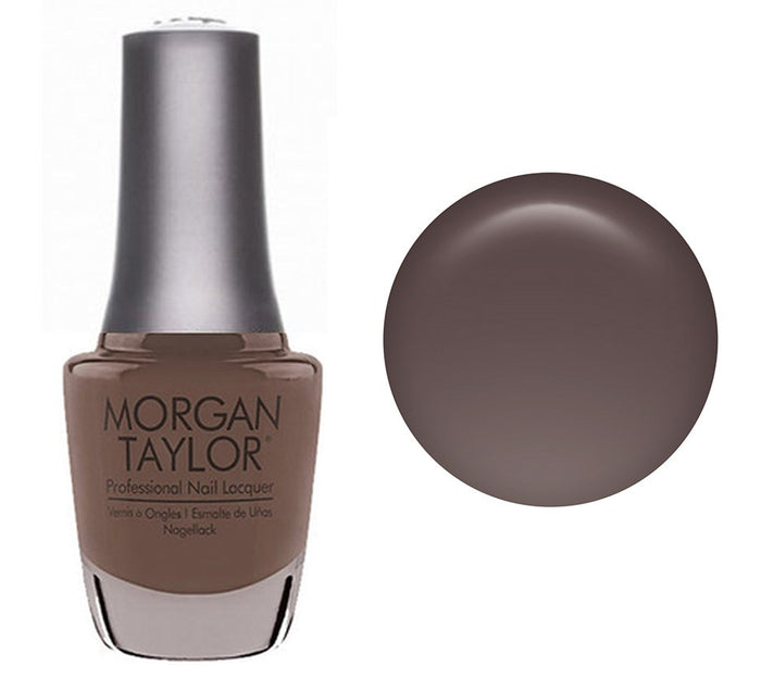 Morgan Taylor Lacquer Nail Polish - Want To Cuddle? - Light Brown Creme - 15ML