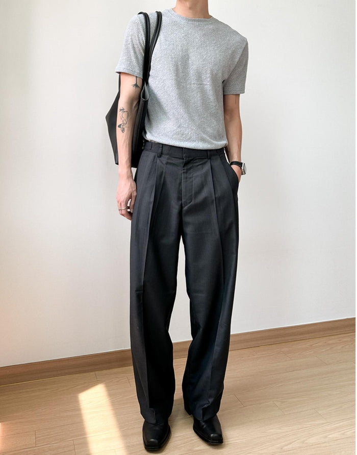 Moss Knit Round Tee