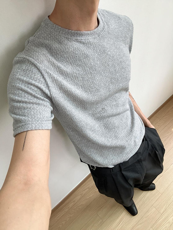 Moss Knit Round Tee