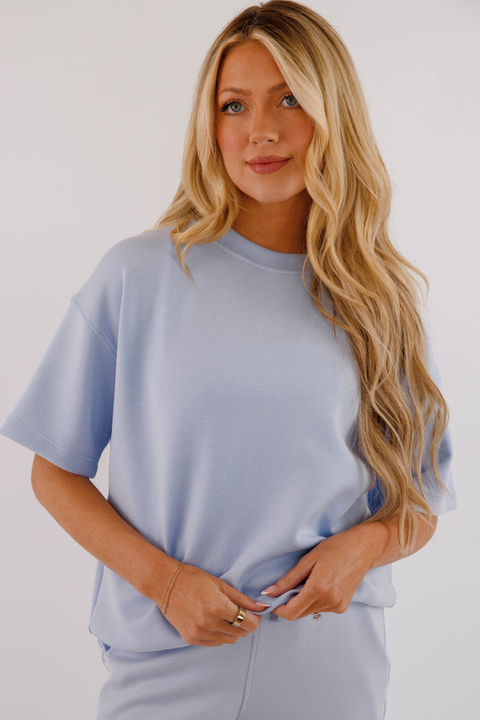 Lightweight Soft Pullover- Women's Scuba Fabric Loungewear- Rae Mode Set