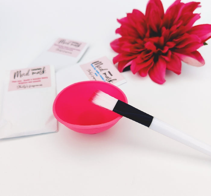 Mud brush and bowl
