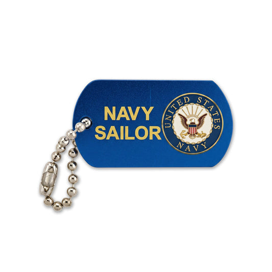 Navy Sailor Dog Tag Lapel Pin