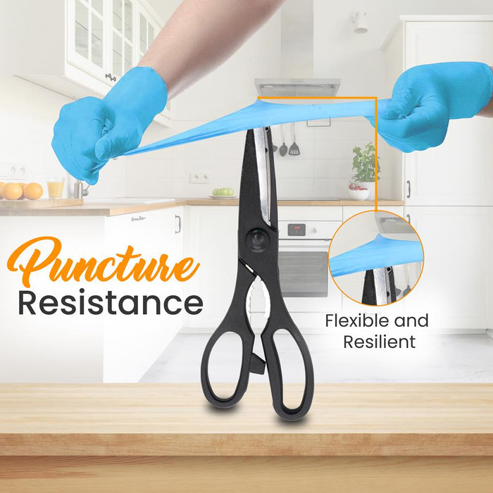 Nitrile Gloves Medium 100-Pack Textured Grip Durable Disposable