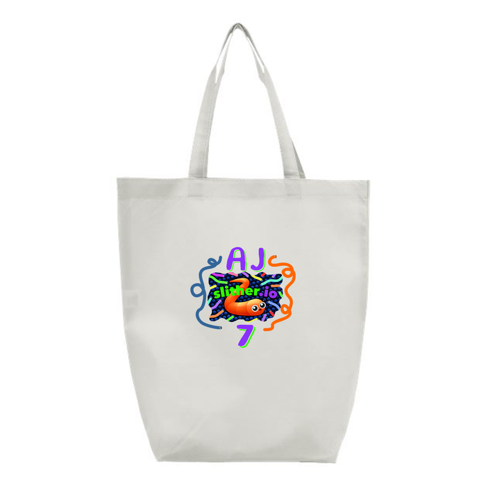 Non-Woven Economical Tote Bag with Bottom Gusset, Full Color