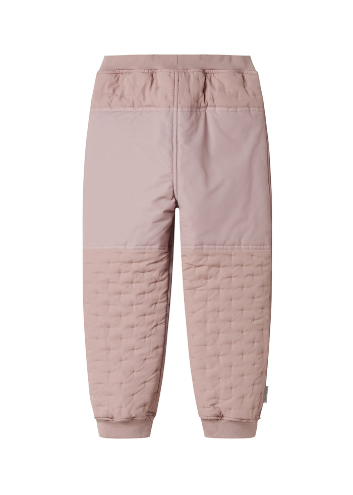 Pink thermal pants for children
