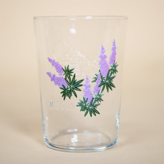 Oregon Lupine Embossed Tumbler