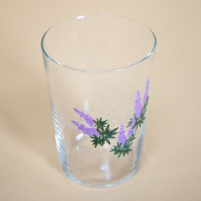 Oregon Lupine Embossed Tumbler