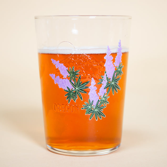 Oregon Lupine Embossed Tumbler