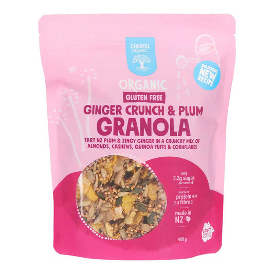 Chantal Organics Organic Ginger Crunch & Plum Granola _1