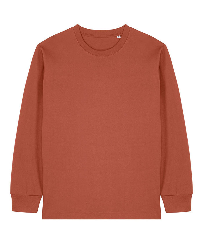 Organic Heavyweight Relaxed Long Sleeve T-shirt: Unisex - Bascora