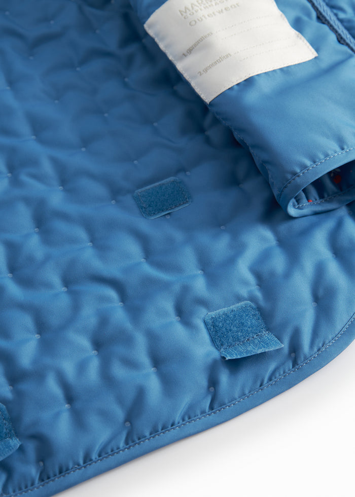 Blue thermal jacket for children