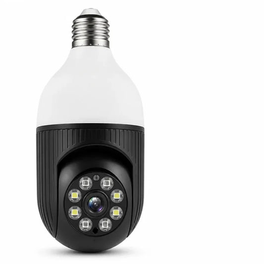 Panoramic Light Bulb-Form Security Camera With Night Vision (360°/1080P)