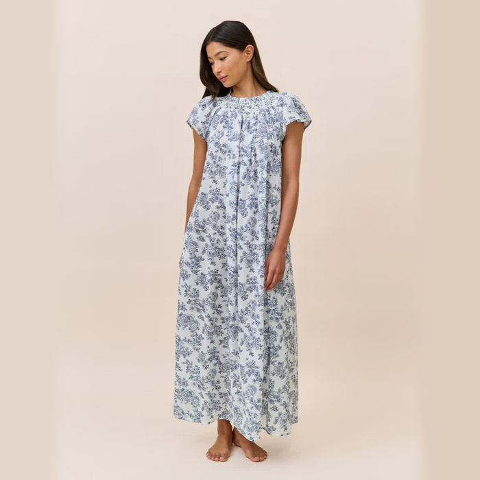 Papinelle Nostalgia Shirred Neck Maxi Nightgown