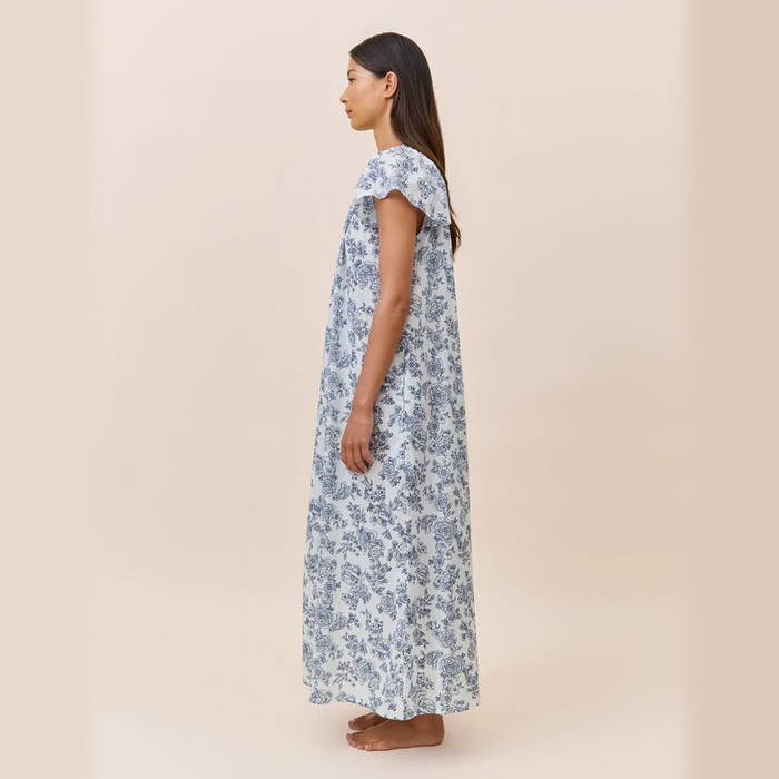 Papinelle Nostalgia Shirred Neck Maxi Nightgown
