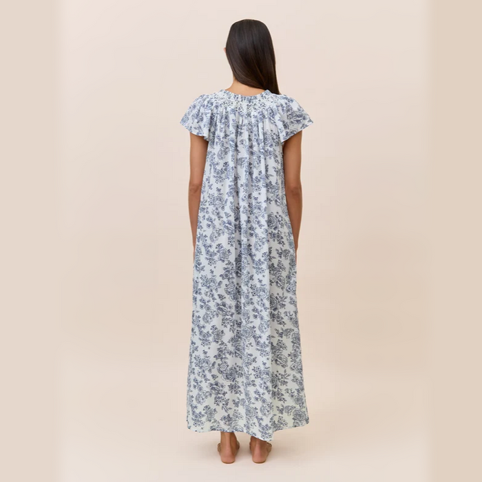 Papinelle Nostalgia Shirred Neck Maxi Nightgown