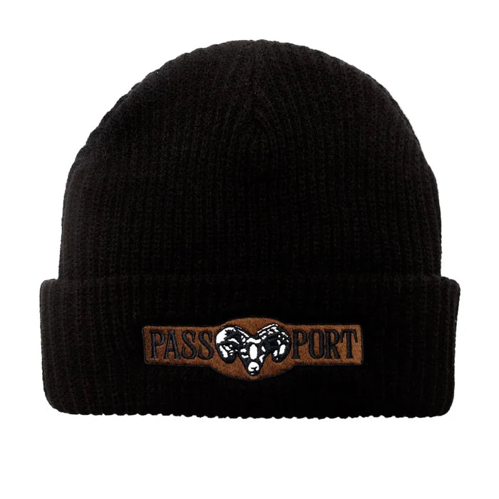 Pass~Port - Ram Beanie (Black/Olive)