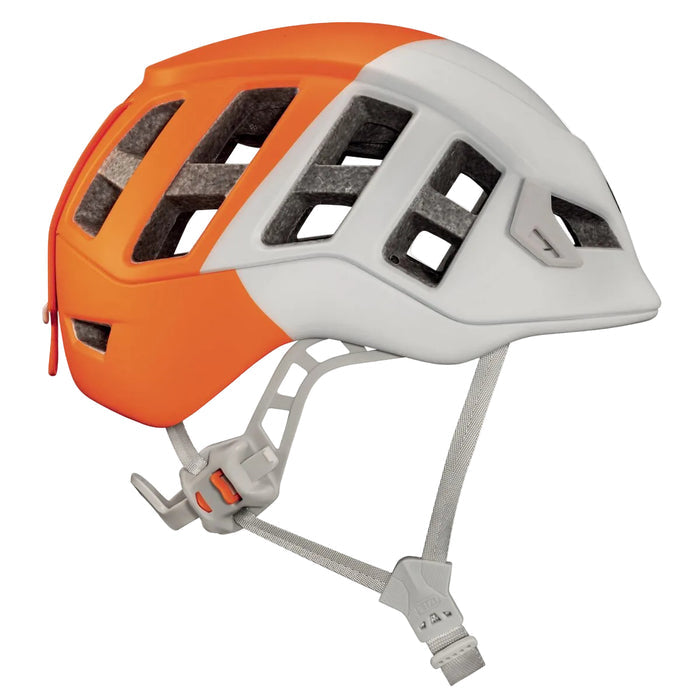 PETZL METEOR HELMET WHITE/ORANGE