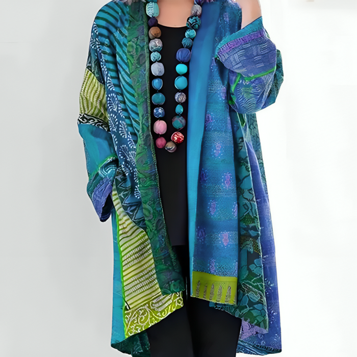 Pierrette - Cardigan Bohème en Coton et Lin