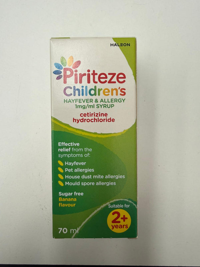 Piriteze Children's Hayfever & Allergy 1mg/ml Syrup 70ml (P)
