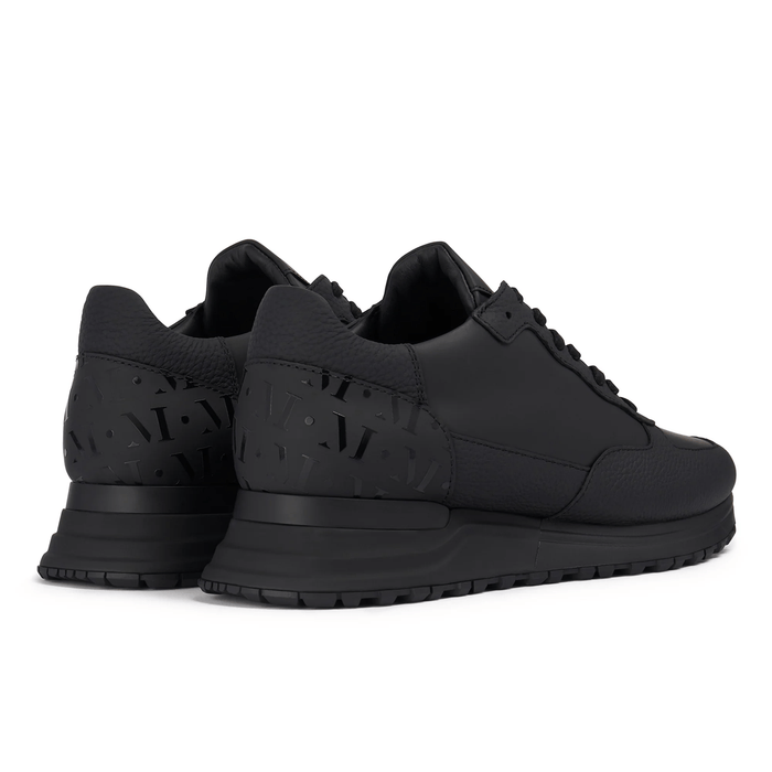 Mallet London Popham Tumbled Blackout Mens Trainers