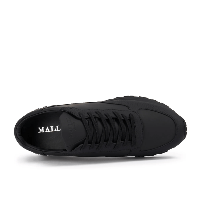 Mallet London Popham Tumbled Blackout Mens Trainers