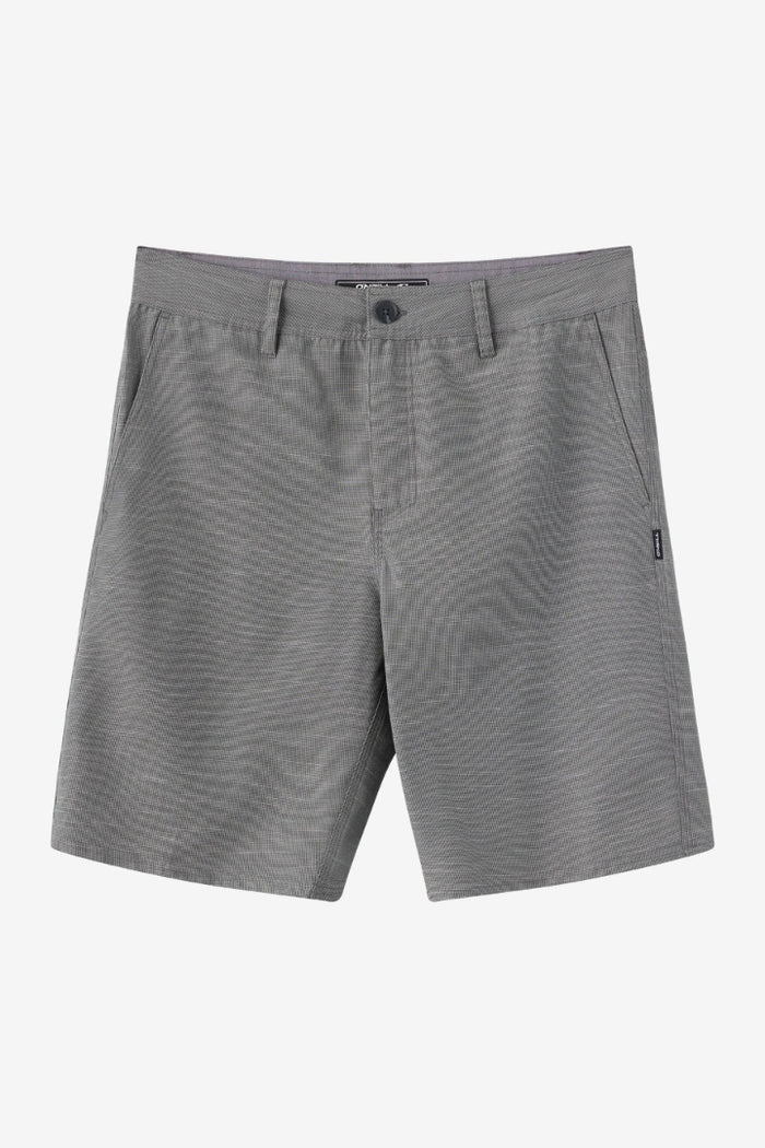 O’Neill Portola Slub Check 20 Hybrid Shorts front view