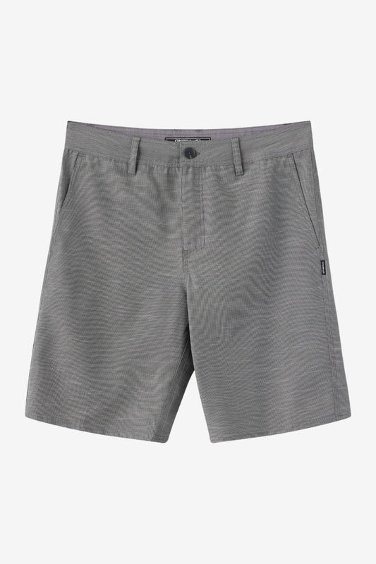 O’Neill Portola Slub Check 20 Hybrid Shorts front view