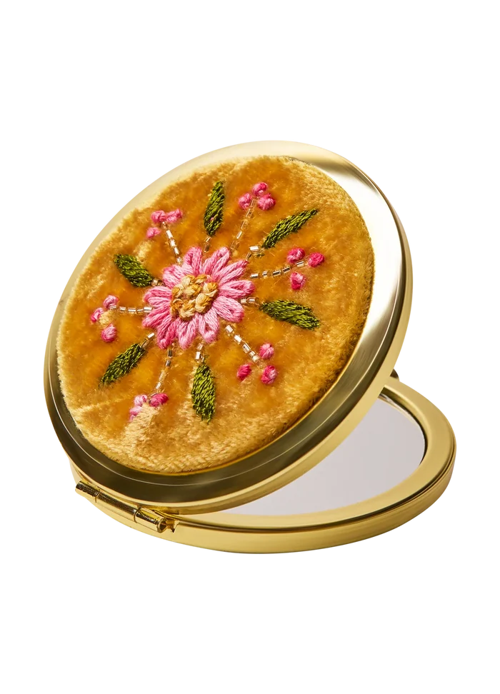Powder Embroidered Mirror