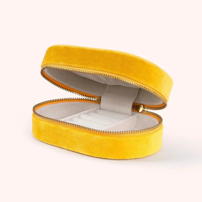 Powder Oval Jewelry Box