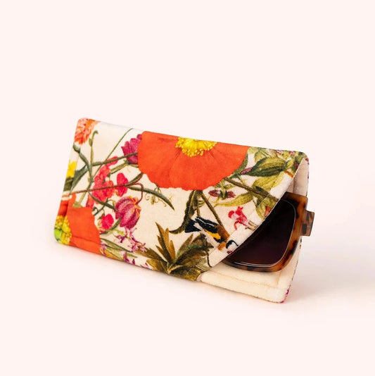 Powder Velvet Sunglasses Pouch