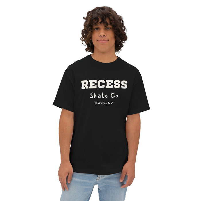 Recess Skate Co. Oversized Boxy Tee — Retro Skate Crew Shirt