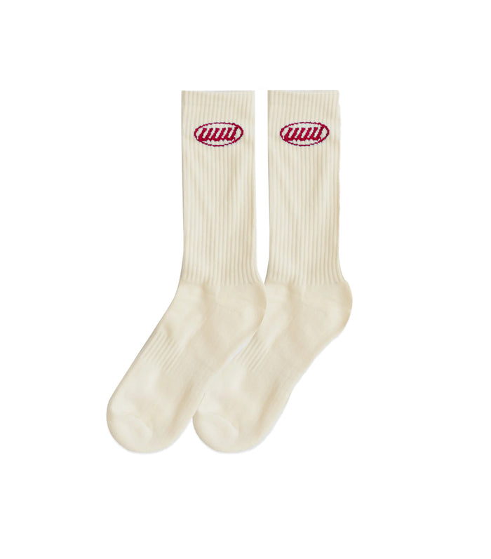 Red Logo Socks