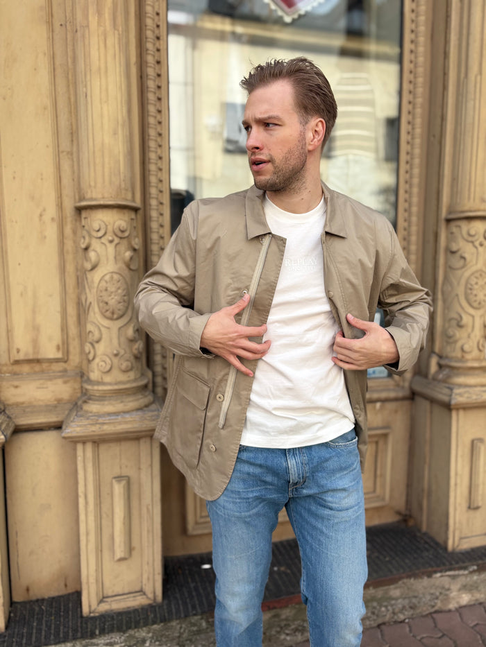 REPLAY PÁNSKÁ KEPROVÁ BUNDA REGULAR-FIT