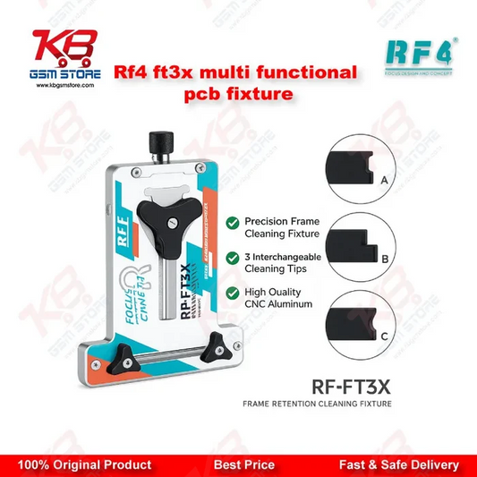 RF4 RF-FT3X Multi-Functional PCB Repair Fixture - Heat Insulated Glass Motherboard Holder