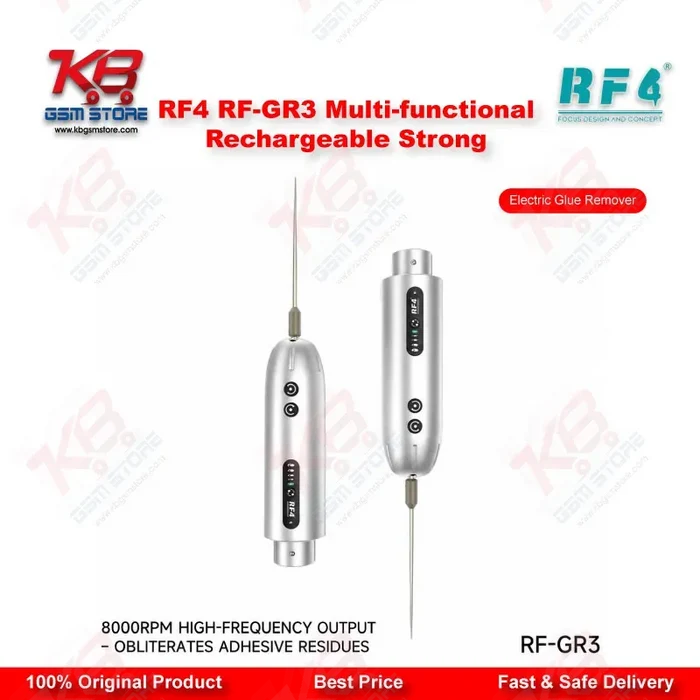 RF4 RF-GR3 Electric Glue Remover – 8000RPM Rechargeable Pen for Mobile Screen Repair