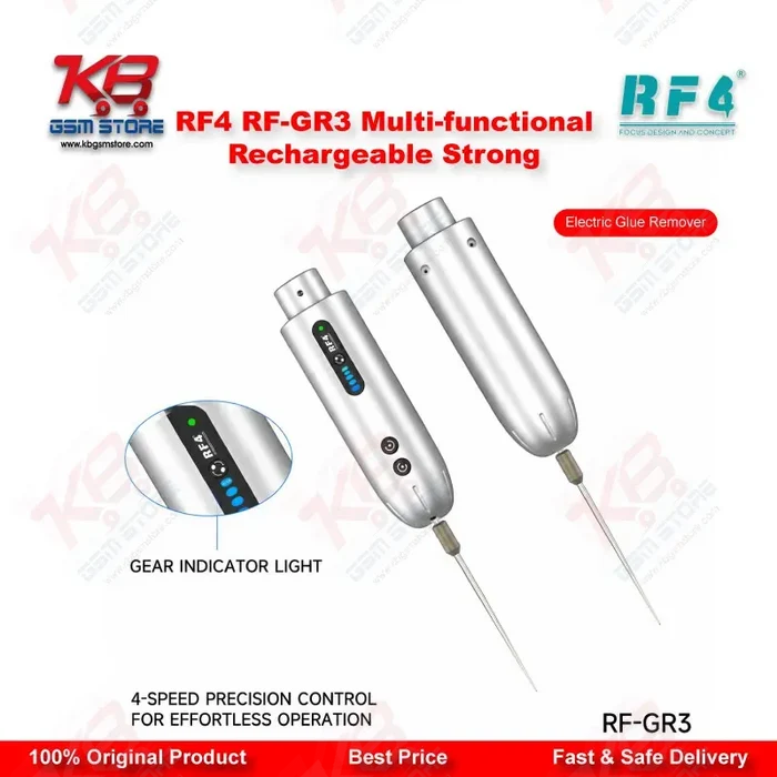 RF4 RF-GR3 Electric Glue Remover – 8000RPM Rechargeable Pen for Mobile Screen Repair
