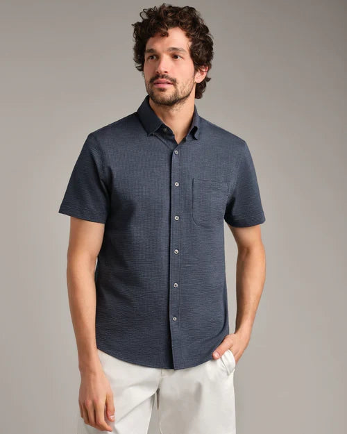 Rhone - Commuter® Seersucker Short Sleeve Button Down