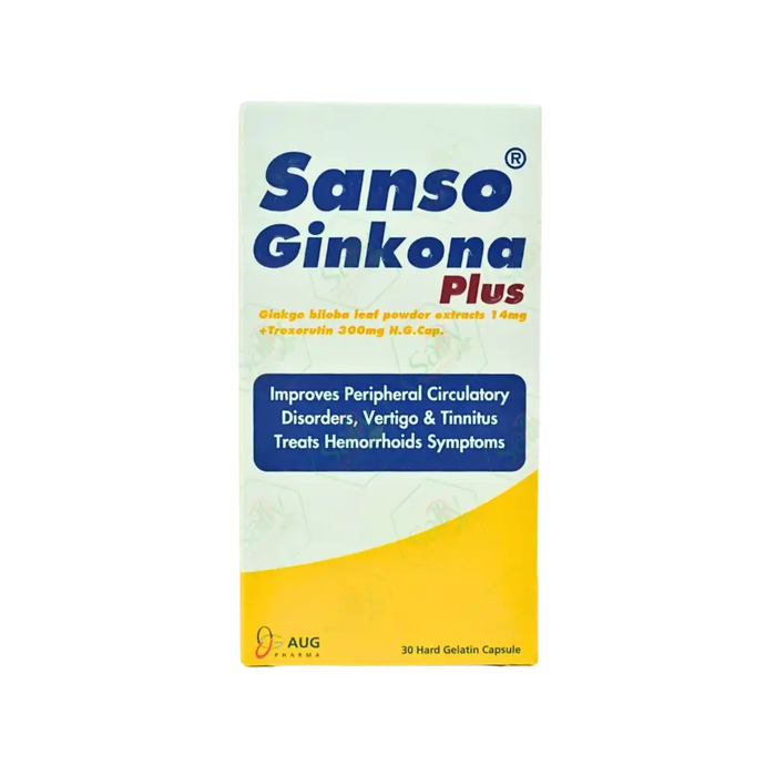 Sanso Ginkona Plus 30 Hard Gelatin Capsules