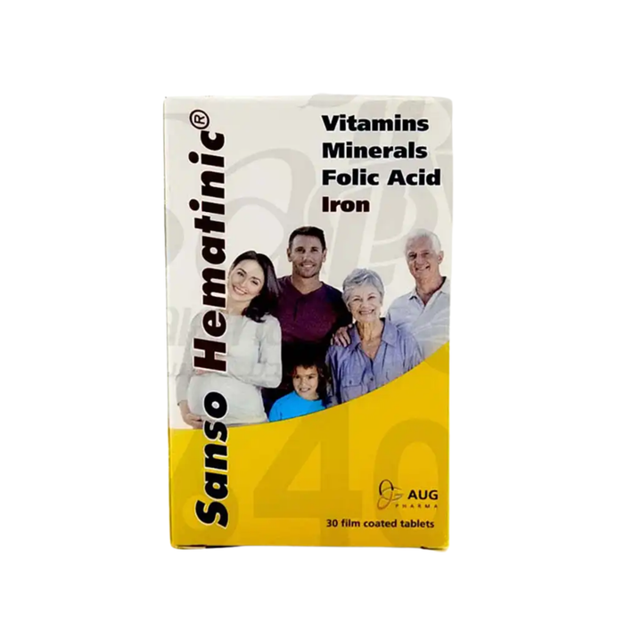 Sanso Hematinic 30 Film Coated Tablets