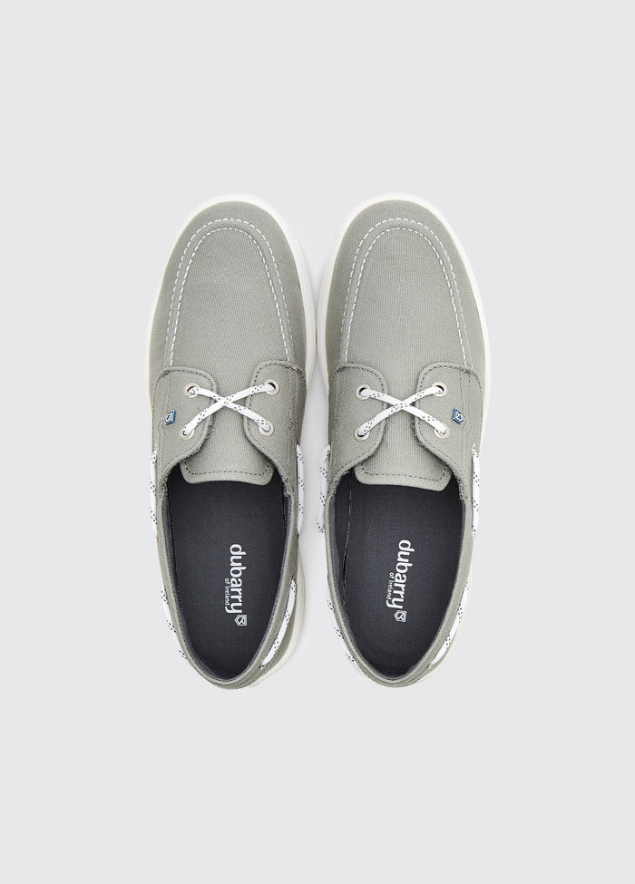 Santorini Canvas Deck Shoe - Khaki