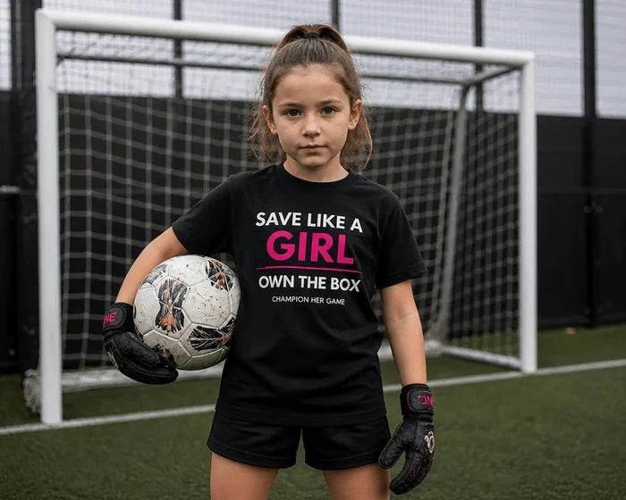 SAVE LIKE A GIRL – Goalkeeper Training Top for Girls - Champion Her Game