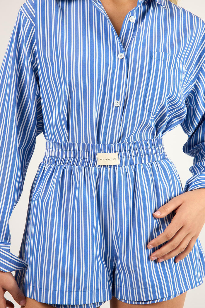 Seaside Top Blue