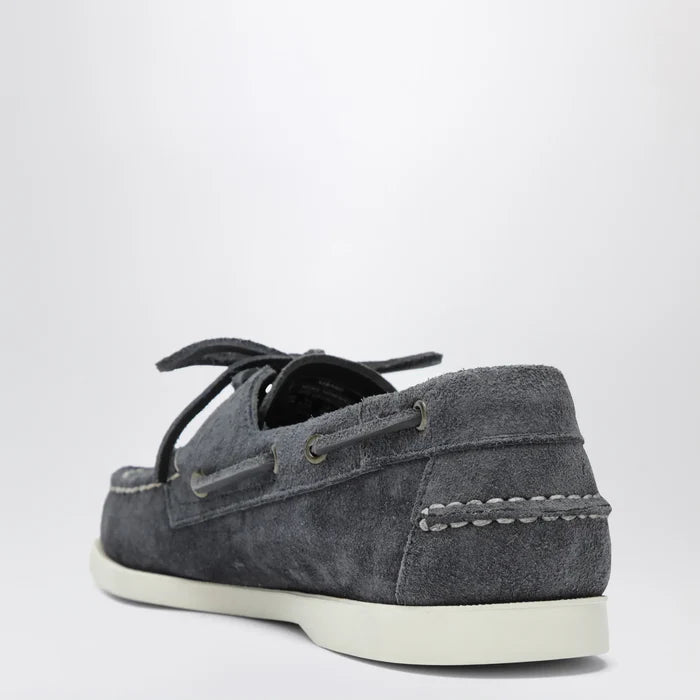 Sebago - Portland Flesh Out boat moccasins in suede, blue Brand Apparel & Accessories